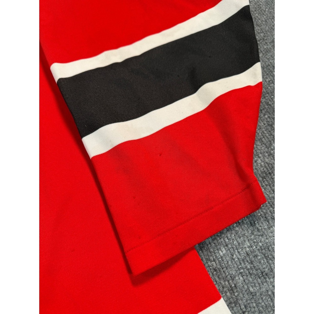 Vintage CCM New Jersey Devils Hockey Jersey Mens XXL Red Blank Logo Throwback - Picture 13 of 16